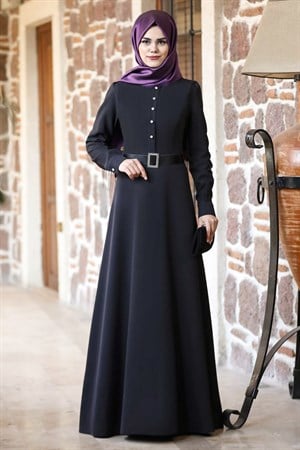 Masal Elbise Siyah ANR11ANR11-SİYAHAhunur Moda