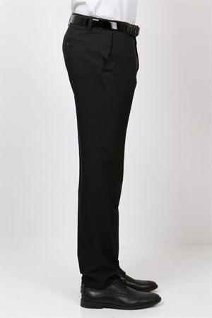Men's Skinny Leg Fabric TrousersBlack MDV203